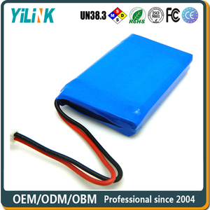 Lot de batteries lithium-ion polymère, rechargeables, 7.4v, 1000mah, rechargeables - Product Image 2