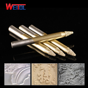6 mét Shank kim cương Burr CNC phay Cutter đá cắt bits cho đá granit - Product Image 3