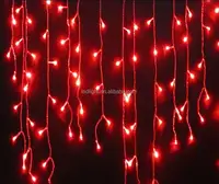 आरजीबी बारिश की बूंद क्रिसमस हिमलंब स्ट्रिंग रोशनी एलईडी हिमलंब प्रकाश का नेतृत्व किया