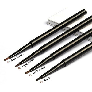 3 in 1 di alta qualità minerale impermeabile lunga durata matita per sopracciglia etichetta privata 4 colori con polvere e pennello per uso oculare - Product Image 3