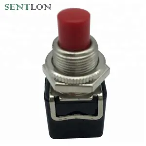 4A 250VAC IP67 mini momentary illuminated waterproof metal push button switch