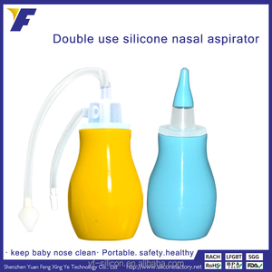Seguridad Bebé Cuidado de la <span class=keywords><strong>Salud</strong></span> BPA libre de silicona de vacío Mucus Nasal Aspirador - Product Image 1