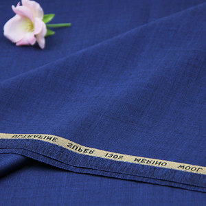 Tela de Sarga Teñida con Hilo 100% Lana Merino, la Más Vendida, para Trajes de Hombre - Product Image 4