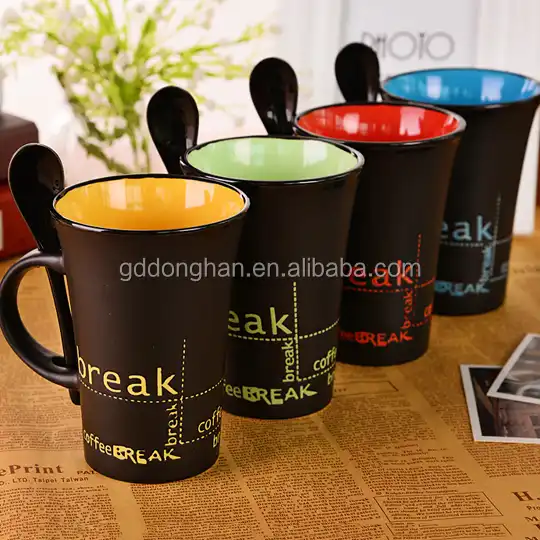 tall ceramic material new design coffee