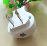Créatif A Mené Des Lumières De Décoration De Forme De Champignon Prise Lampe De Nuit, Veilleuse Led Plug dans La Lumière