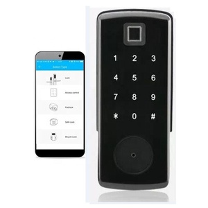 TTLock WIFI en option serrure de porte intelligente à empreintes digitales envoyer et gérer des <span class=keywords><strong>eKeys</strong></span> illimités prix d'usine direct - Product Image 1