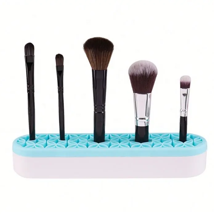 Beauty and Health Products Cosmetic Organizer Stand Case Silicone Make Up Brush Holder