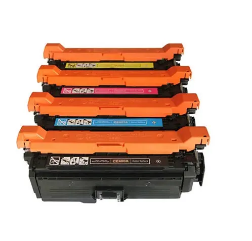 Cartucho de toner compatível ce400 ce401 ce402 ce403 para laserjet empresarial 500 cores m551n