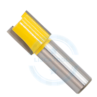 L-N039 4 buah batang YG6, Set mata Router lurus karbida YG6 Diameter 1/2 inci 1/4 inci 3/8 inci 5/8 inci