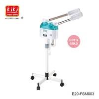 KIKI NEWGAIN Appareil de beauté professionnel 2 en 1, vapeur faciale chaude et froide avec lampe grossissante