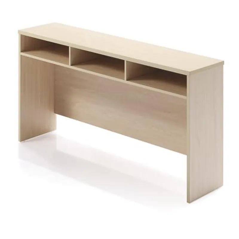 Panneau de meubles d'école, bureau de professeur en bois avec trois tiroirs