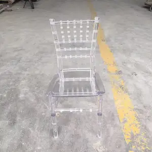 热销透明活动餐椅塑料透明婚礼椅