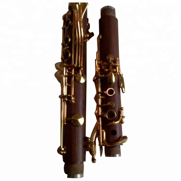 Bb 18 Phím Gỗ Mạ Vàng Clarinet Gỗ Hồng Mộc Clarinet