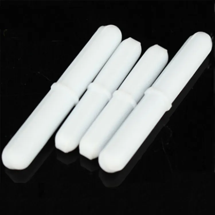 cylindric ptfe bars stirring magnet lab supplies white Magnetic Stir Bar PTFE