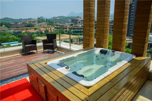 Mini piscina de hidromasaje al aire libre, gran oferta, 2020 - Product Image 5