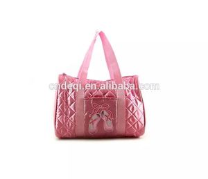 Sac de fitness rose matelassé pour filles, sac de vêtement de danse, de gymnastique, de ballet, fourre-tout à bandoulière pour les chaussures, nouvelle collection - Product Image 4