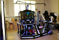Fabricante de la moneda operado juego de Arcade de disparo de 9D VR disparar juegos de simulador de RV