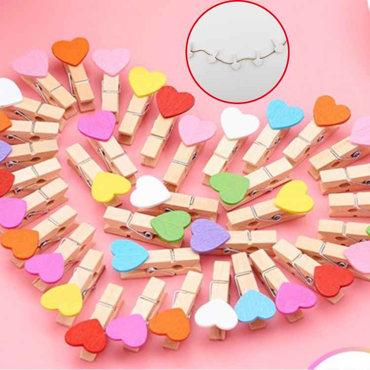 HYYX красивый мини деревянный зажим для фотосъемки