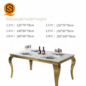 <span class=keywords><strong>Set</strong></span> Tavolo <span class=keywords><strong>da</strong></span> Pranzo Moderno in Pietra Artificiale di Quarzo Lucido, Produzione Propria - Product Image 5