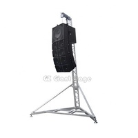 Soporte de Altavoz con Elevación Manual para Eventos, Truss para Altavoces