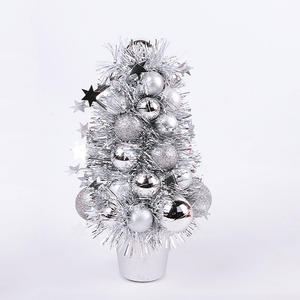 Silberweißes Goldfolien-Material Mini-Weihnachtsbaum - Product Image 6