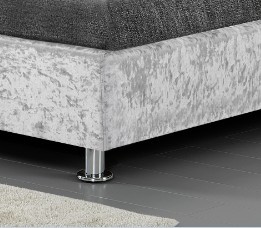 Cama de PU de piel sintética con diseño exclusivo italiano copetudo y clavado - Product Image 5