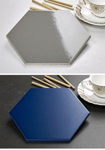 Sứ lục giác gạch 165*330*285 mét màu xanh đậm Matt bề mặt tráng men kết thúc cho nội thất cho phòng tắm tường sử dụng - Product Image 3