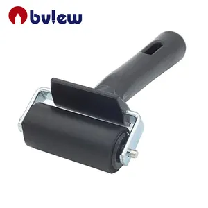 3 Pcs Rubber Roller Brayer Glue Tools for Printmaking Stamping Wallpaper Gluing Application 6/10/20 cm, Size: Medium, Red