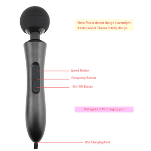 Masturbateur vibrant érotique puissant à 20 vitesses, produits sexuels, masseur à baguette - Product Image 6