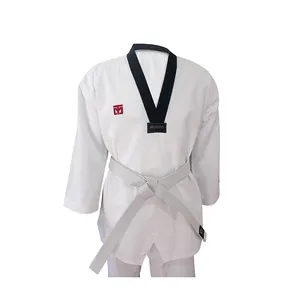 Dobok Taekwondo Sample Free Shipping Chinese Suppliers Custom Logo Martial Arts Wear Wtf Taekwondo Uniform Dobok Taekwondo Uniforms