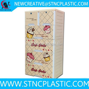 Wholesale Organizer Transparent Cabinet <strong>Plastic</strong> <strong>Stackable</strong> <strong>Drawers</strong> for Kids - Product Image 4