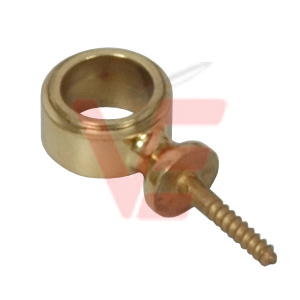 Accessoires de porte et de fenêtre d'installation de vis d'oeil de tige d'escalier de conception traditionnelle en laiton durable - Product Image 3