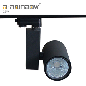 En aluminium moulé sous pression 4 fils led plafond spot light cob 26 W 36 W led guide rail <span class=keywords><strong>track</strong></span> lumières - Product Image 4