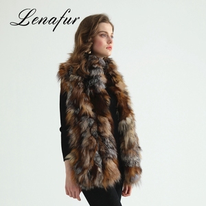 <span class=keywords><strong>Bon</strong></span> <span class=keywords><strong>Prix</strong></span> Haute Qualité Fourrure <span class=keywords><strong>Gilet</strong></span>, réels À <span class=keywords><strong>Long</strong></span> Renard Femmes De Fourrure <span class=keywords><strong>Gilet</strong></span> - Product Image 4
