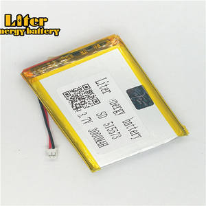 Plug 2,0-2 P <strong>3</strong>,7 515573 3000 mAh rechargeable LiPo battery solar rechargeable lithium-ion polymer lithium battery with PCM - Product Image 3