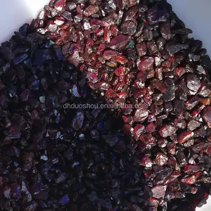 Grosir Batu Permata Longgar Alami Rodolit Batu Garnet Kasar Batu Garnet Mentah Garnet