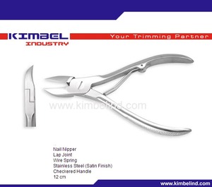 2025 nuevo diseño profesional de acero inoxidable pinzas para cutículas de alta calidad de doble resorte de apertura de mandíbula ancha uñas curvas - Product Image 2