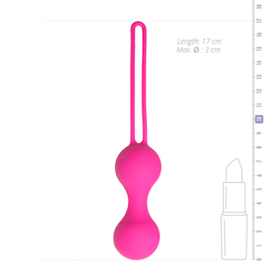 OEM Sex Toys <span class=keywords><strong>les</strong></span> Exercices de Kegel boules de Qualité Alimentaire Silicone 2 Boules En Métal Ben Wa Balles pour Femmes - Product Image 6