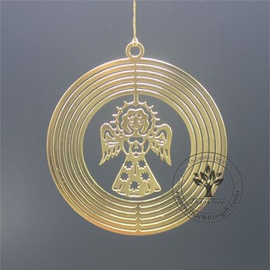 금속 공예 회전형 천사 크리스마스 장식품 도매 - Product Image 4