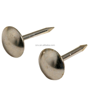 Testa rotonda Tappezzeria Sedia Unghie Push Pin Testa Piatta