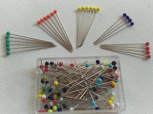 Goupilles <span class=keywords><strong>à</strong></span> <span class=keywords><strong>tête</strong></span> en <span class=keywords><strong>verre</strong></span>, boîte en plastique, lot <span class=keywords><strong>de</strong></span> 100 pièces, livraison gratuite - Product Image 4