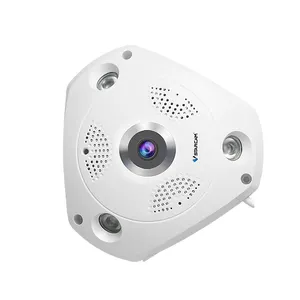 Vstarcam C61S 1080P Kamera Keamanan Rumah Penyimpanan Cloud Kamera Fisheye Panorama 360 Derajat Wifi Kamera Jaringan Remote Control