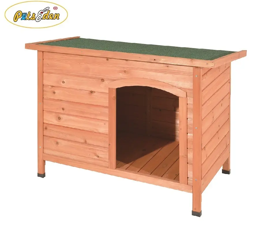 Caseta de madera para mascotas, jaula impermeable para exteriores, barata