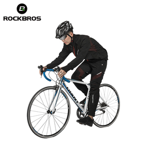 ROCKBROS Long Sleeve <strong>Cycling</strong> Sets Winter Thermal Fleece Jersey Windproof <strong>Reflective</strong> Rainproof Riding Sportswear <strong>Cycling</strong> <strong>Jacket</strong> - Product Image 1