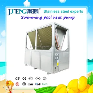 Commercial heater equipment Air to water Swimming pool Heat Pump vertical type 87kW Aquatic farm Juteng