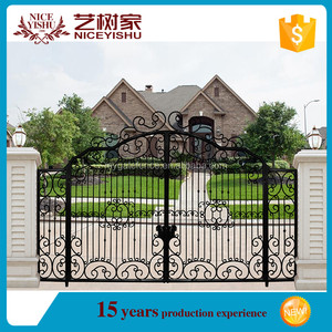 2016 últimos Nuevos productos italiano más Vendido últimas forjado hierro <span class=keywords><strong>casa</strong></span> diseños de la puerta principal - Product Image 4
