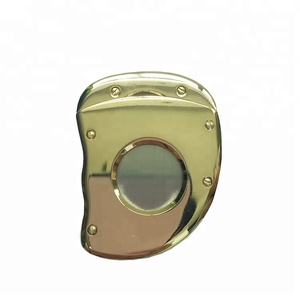 52 cepo Mini sola hoja <span class=keywords><strong>de</strong></span> guillotina cortador <span class=keywords><strong>de</strong></span> puros oro - Product Image 1