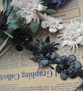 Bán Buôn DIY Hot 5Cm Cổ Áo Phụ Kiện Handmade Phụ Kiện Ngọc Trai Ren Đính Cườm Trang Trí Da Ren Hoa Trims - Product Image 2