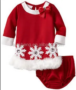 Baby Christmas dress set with short Clothing capri set cotton design