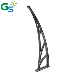 Soporte de aleación de aluminio <span class=keywords><strong>Naturecare</strong></span>, toldo de policarbonato para ventana, 600x1000mm - Product Image 2